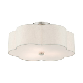 Solstice Three Light Semi Flush Mount (58064-91)
