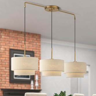 Bellingham Three Light Linear Chandelier (58893-48)