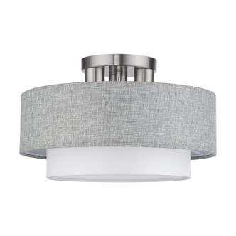 Brookmeade Three Light Semi-Flush Mount (60013-91)