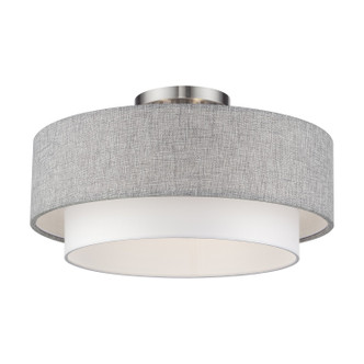 Brookmeade Three Light Semi-Flush Mount (60014-91)