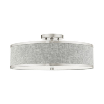 Park Ridge Three Light Semi Flush Mount (60425-91)