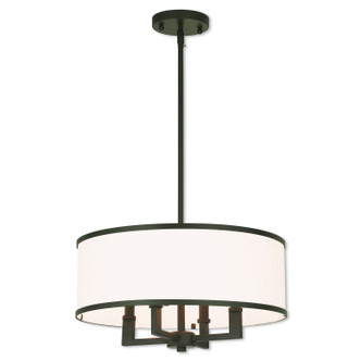 Livex Lighting - 62615-07 - Four Light Pendant - Park Ridge - Bronze
