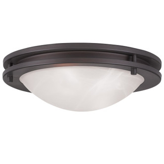Livex Lighting - 7057-07 - Two Light Ceiling Mount - Ariel - Bronze