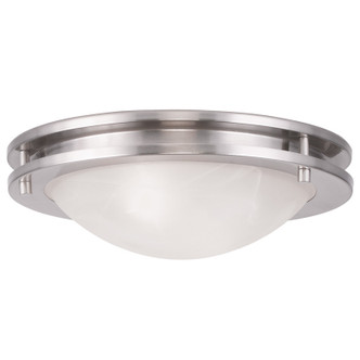 Livex Lighting - 7057-91 - Two Light Ceiling Mount - Ariel - Brushed Nickel