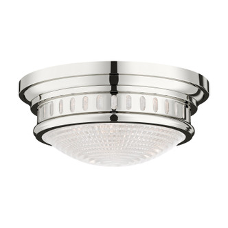 Livex Lighting - 73053-35 - Three Light Ceiling Mount - Berwick - Polished Nickel