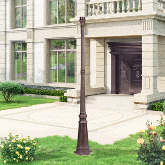 Outdoor Cast Aluminum Posts Outdoor Post (7709-58)