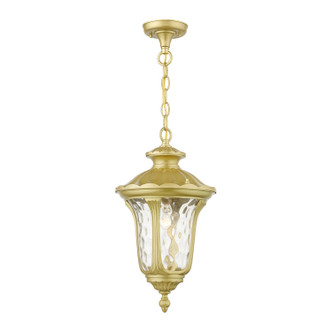 Livex Lighting - 7854-33 - One Light Outdoor Pendant - Oxford - Soft Gold