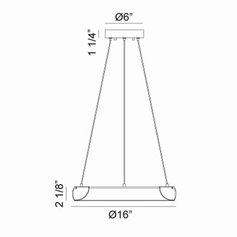 Maverick LED Pendant (C32716MB)