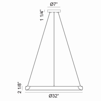 MAVERICK LED Pendant (C32732BG)