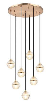 Misty Seven Light Pendant (C33107AG)