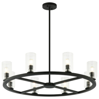 Matteo Lighting - C34008MB - Eight Light Chandelier - WESTLOCK - Matte Black