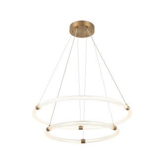 Matteo Lighting - C34856AG - LED Pendant - INKARA - Aged Gold Brass