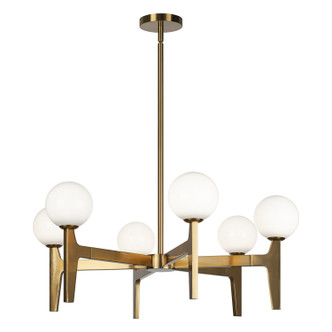 Matteo Lighting - C34906AGOP - LED Pendant - SCRIBEN - Aged Gold Brass