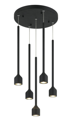 Matteo Lighting - C35405MB - Five Light Chandelier - Lumenagio