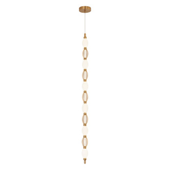 Matteo Lighting - C37101AG - LED Pendant - TENTACLES - Aged Gold Brass