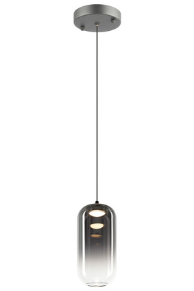 Matteo Lighting - C37411MBSM - One Light Pendant - Refrax - Matte Black