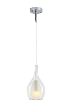 Matteo Lighting - C37501CHCL - One Light Pendant - JERICHO - Chrome