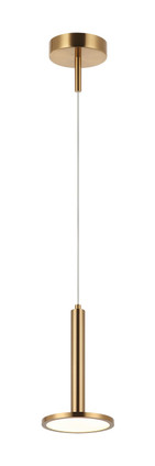 Matteo Lighting - C37701AG - LED Pendant - Extraterrestrial - Aged Gold Brass