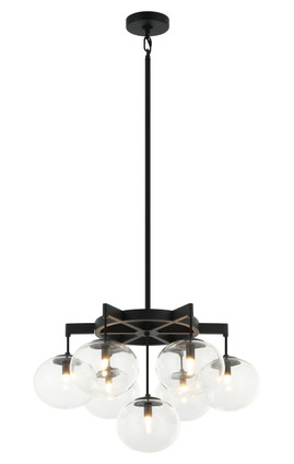 Matteo Lighting - C38107MB - Seven Light Pendant - Bulbus