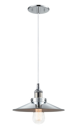 Matteo Lighting - C46111CHCH - One Light Pendant - BULSTRODE'S WORKSHOP - Chrome