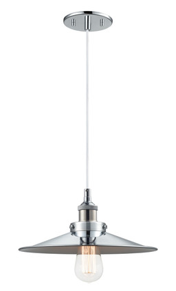 Matteo Lighting - C46112CHCH - One Light Pendant - BULSTRODE'S WORKSHOP - Chrome