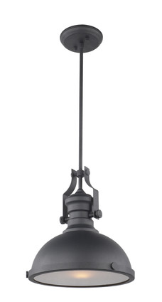 Matteo Lighting - C53802MB - One Light Pendant - CRESSWELL SERIES - Matte Black