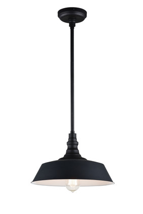 Matteo Lighting - C58303DG - One Light Pendant - Scacchi - Dark Grey