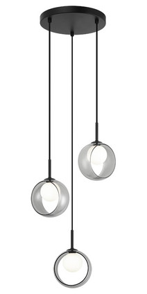 Delcia LED Pendant (C60603BKSM)