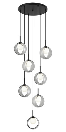 Delcia LED Pendant (C60607BKSM)