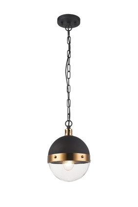 Matteo Lighting - C61801AGCL - One Light Pendant - Torino - Aged Gold Brass