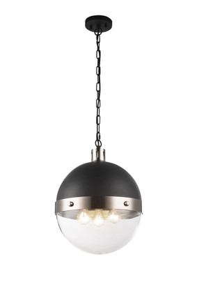 Matteo Lighting - C61803BNCL - Three Light Pendant - Torino - Brushed Nickel