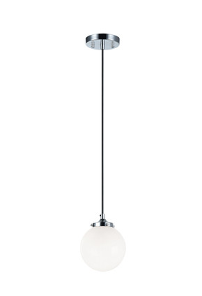 Matteo Lighting - C63001CHOP - One Light Pendant - The Bougie - Chrome