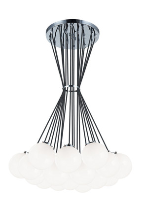 Matteo Lighting - C63019CHOP - 19 Light Chandelier - The Bougie - Chrome