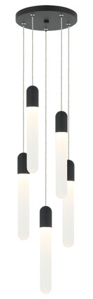 Matteo Lighting - C65805MB - LED Pendant - Aydin - Matte Black