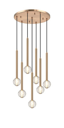 Windchimer Seven Light Pendant (C68907AG)