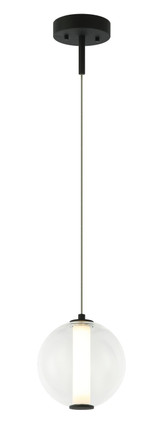 Matteo Lighting - C69611MBCL - LED Pendant - BELANGE - Matte Black
