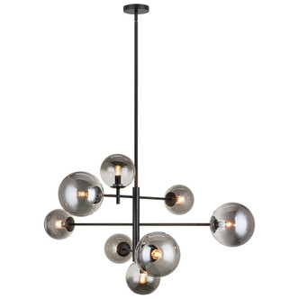 AVERLEY Eight Light Chandelier (C70708BKSM)