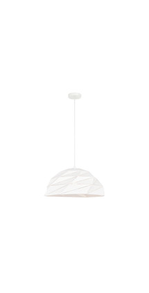 Matteo Lighting - C72711WH - One Light Pendant - Riku - White