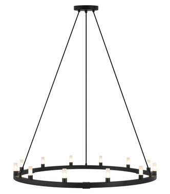 Matteo Lighting - C75212MB - 12 Light Chandelier - Cascadian - Matte Black