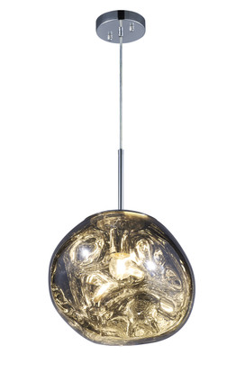 Matteo Lighting - C76801SM - One Light Pendant - Galactic - Smoke
