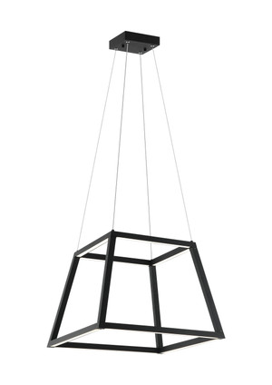 Matteo Lighting - C81316MB - LED Chandelier - Carlington - Matte Black