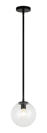 Matteo Lighting - C81711BKCL - One Light Chandelier - Novo - Black