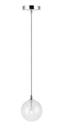Matteo Lighting - C81801CHCL - One Light Pendant - Bolha - Chrome