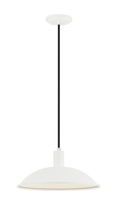 Matteo Lighting - C81901MW - One Light Pendant - FARMLEY - Matte White