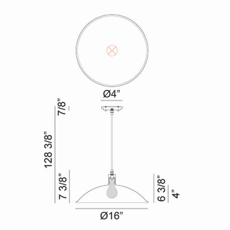 FARMLEY One Light Pendant (C81911MW)