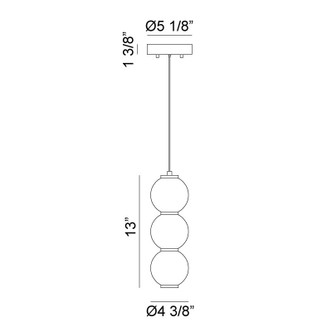 Dango LED Pendant (C82402OR)