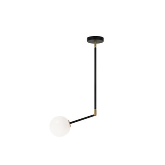 Matteo Lighting - C83001AGOP - One Light Pendant - Novu - Aged Gold Brass