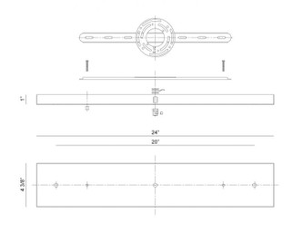 Multi Ceiling Canopy (Line Voltage) Multi Ceiling Canopy
