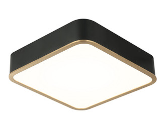 Matteo Lighting - M10542BKAG - LED Ceiling Mount - AINSLAY - Black + Aged Gold Brass