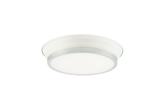 Matteo Lighting - M11201WHCH - LED Ceiling Mount - Jaxx - White + Chrome